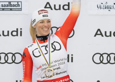 Lara Gut-Behrami, 2024 - The photo credit is: © Swiss-Ski / Stephan Bögli
