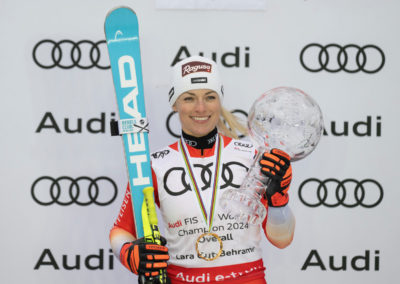 Lara Gut-Behrami, 2024 - The photo credit is: © Swiss-Ski / Stephan Bögli
